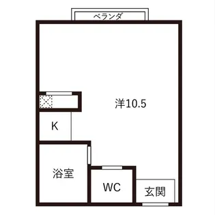 Cachette加美東【1階】の間取り