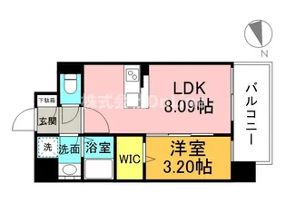 Alivis都島通【4階】の間取り