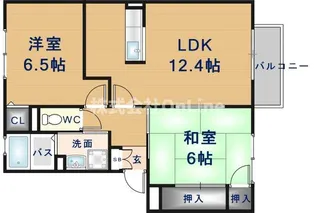 エスト・ステーブル【2階】の間取り