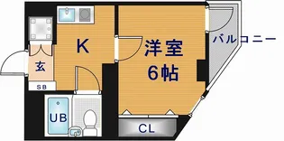 グランブール鳥居本【3階】の間取り