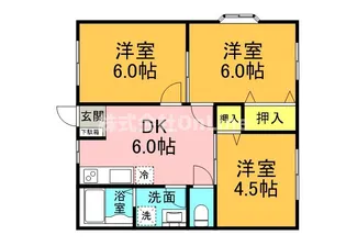 マンションクララ【2階】の間取り