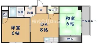 シティ八尾【3階】の間取り