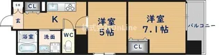 ヴァローレ布施【8階】の間取り