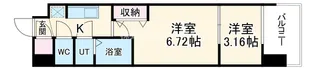 AELL OSAKA EAST【4階】の間取り