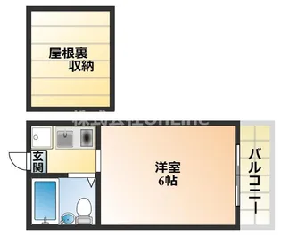 荒川ハイツ【3階】の間取り