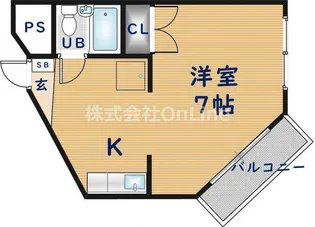 新星ビル上小阪【1階】の間取り