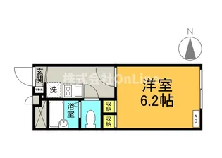 レオパレスばら【1階】の間取り