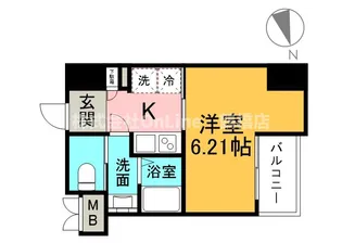 ArtizA森ノ宮D.C【3階】の間取り