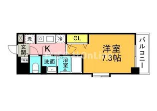 Luxe今里Ⅱ【9階】の間取り