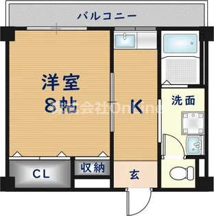 コーポフェルメール【2階】の間取り