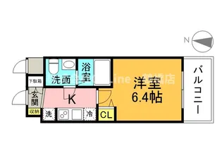 アドバンス大阪イースト【9階】の間取り