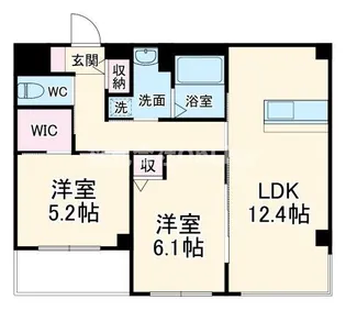 Lakia due【3階】の間取り