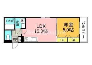 セレニティ衣摺【3階】の間取り