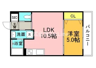セレニティ衣摺【2階】の間取り