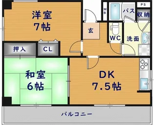 オスカーレーヌ【2階】の間取り