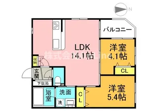 グラン今里NORTH【3階】の間取り