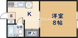 ハイツEN【1階】の間取り