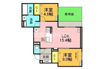 Clashist加美東【1階】の間取り