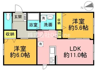 グランツ ハイム【2階】の間取り