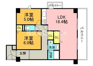 ユンヌ・ホワイエ【7階】の間取り