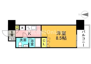 アーバンエース関目パル【4階】の間取り