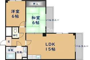 レジデンスOGAWA【4階】の間取り