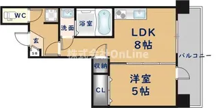 フウキレジデンス【4階】の間取り