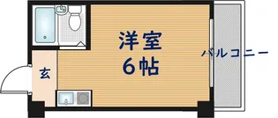 コーポフェルメール【3階】の間取り