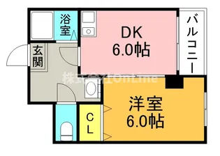 ゴッドフィールドⅢ【6階】の間取り