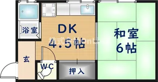 正覚マンション【3階】の間取り