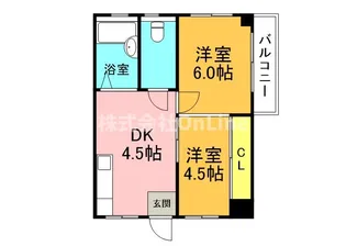 サンライズマンション【3階】の間取り