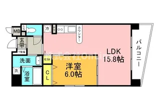 ビラージュプラム【6階】の間取り