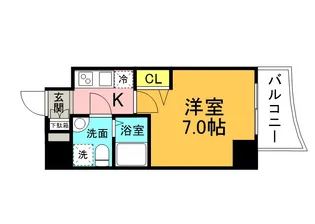 セレニテ上町台【12階】の間取り