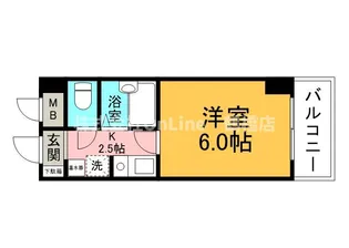 ラ・フェリオ新深江【10階】の間取り