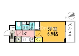 アドバンス大阪バレンシア【13階】の間取り