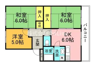 サンライズ青山【3階】の間取り