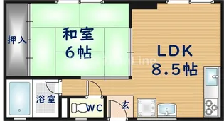 ダイワ高井田ビル【3階】の間取り