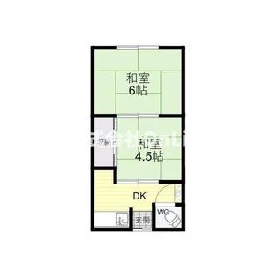 安中文化【5号室】の間取り