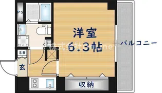 Ritz SQUARE stream Ⅰ【2階】の間取り