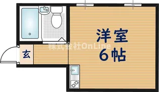 小阪本町ロイヤルハイツ【4階】の間取り
