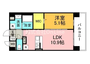 アストラルグラミ阿倍野【4階】の間取り