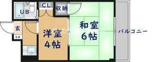 マンションプレザント【9階】の間取り