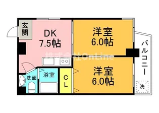 ボンボニエール【3階】の間取り
