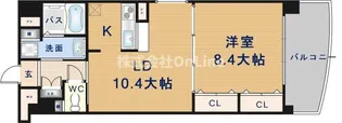 ビラージュプラム【6階】の間取り
