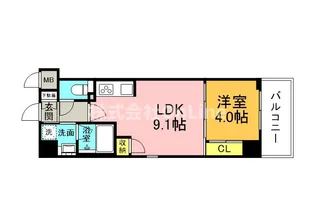 (仮称)トーシンイーストビル【4階】の間取り
