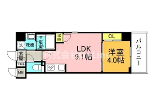 (仮称)トーシンイーストビル【3階】の間取り