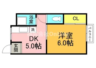 光洋マンション【2階】の間取り