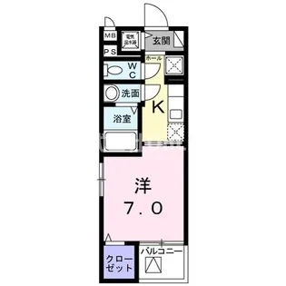 シェモワ八尾【4階】の間取り