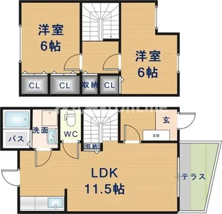 ルミエールヴィラの間取り