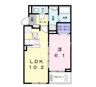 ウィステリアⅢ【1階】の間取り